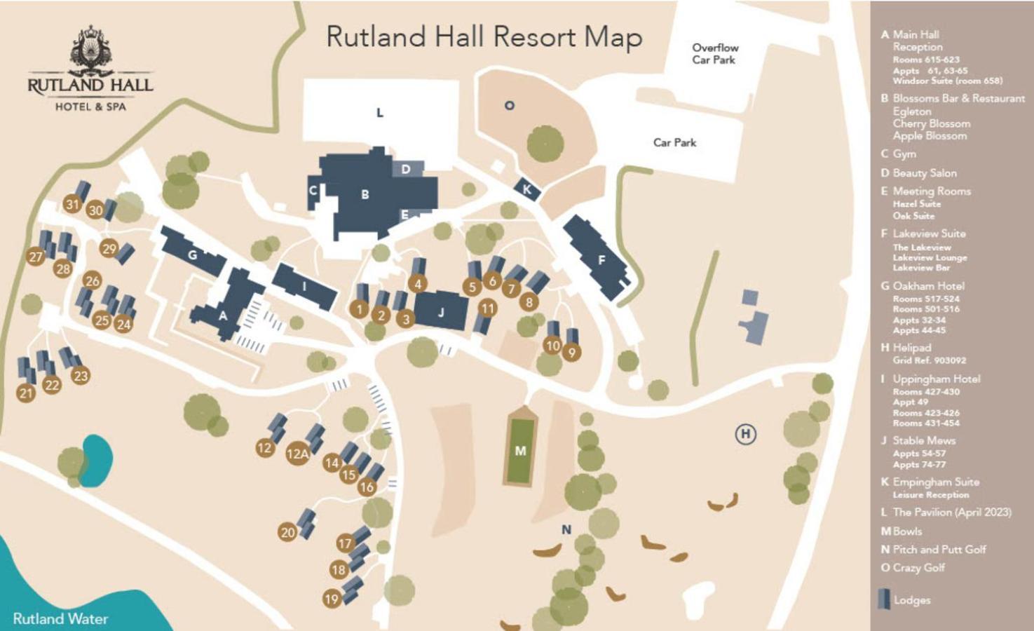 אוקהאם Rutland Hall Hotel מראה חיצוני תמונה